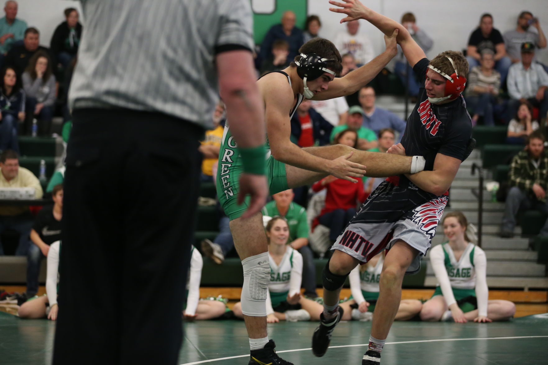 Osage, Forest City, Clarion and New Hampton wrestling, Dec. 22, 2017